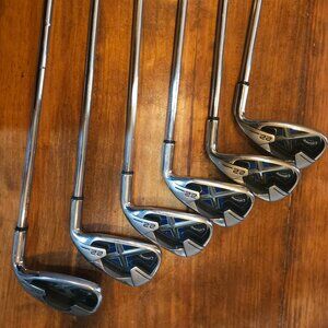 Callaway X-22 Iron Set 4-PW Missing 5 Steel Uniflex Shafts Right Handed 6 Pcs